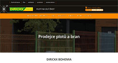Desktop Screenshot of dirickx.cz