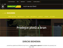 Tablet Screenshot of dirickx.cz